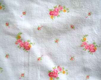 Vintage Shabby Chic Rose Patterned Fabric-2 plus yards