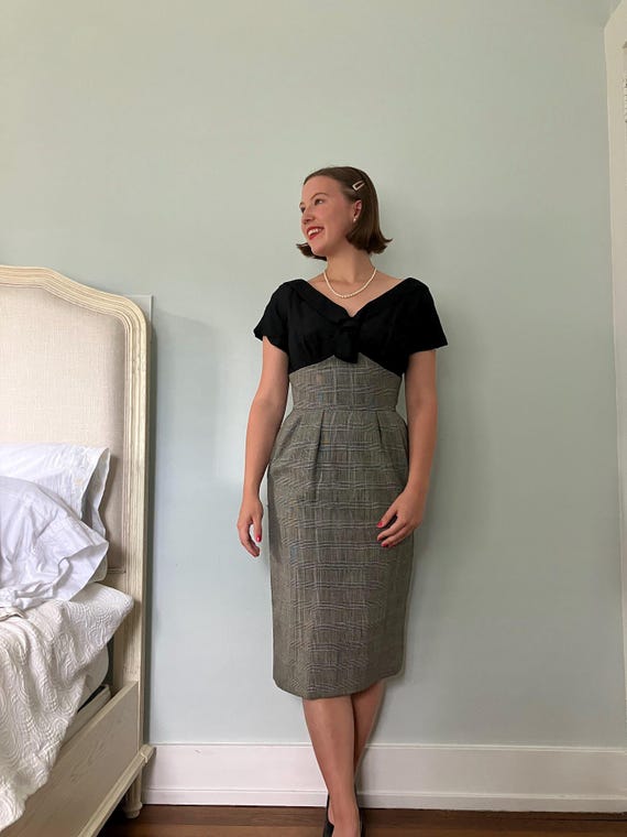 1950/early 60s Abe Schrader pencil dress