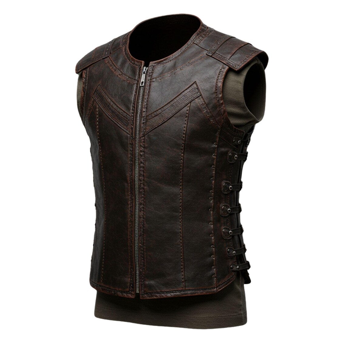 VIKING® Men's Cotton Vests - Combo of 3 (Golden Velviraised Sleeve Vest) (90 CM) main image 0