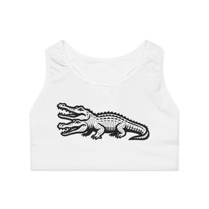 Wildlife-Themed Sports Bra | Fitness Apparel, Gym Wear, Activewear, Unique Workout Gear, Animal Print
