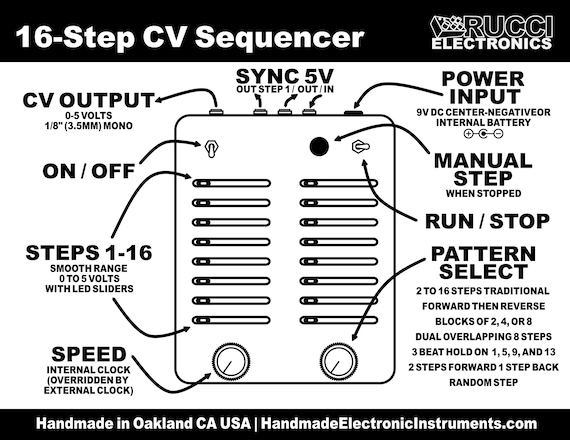 値下げ！16 Step CV シーケンサー 16-Step CV Sequencer | Handmade Electronic Instruments