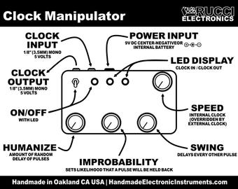 ギター RUCCI clock manipulator Clock Manipulator - Etsy Canada
