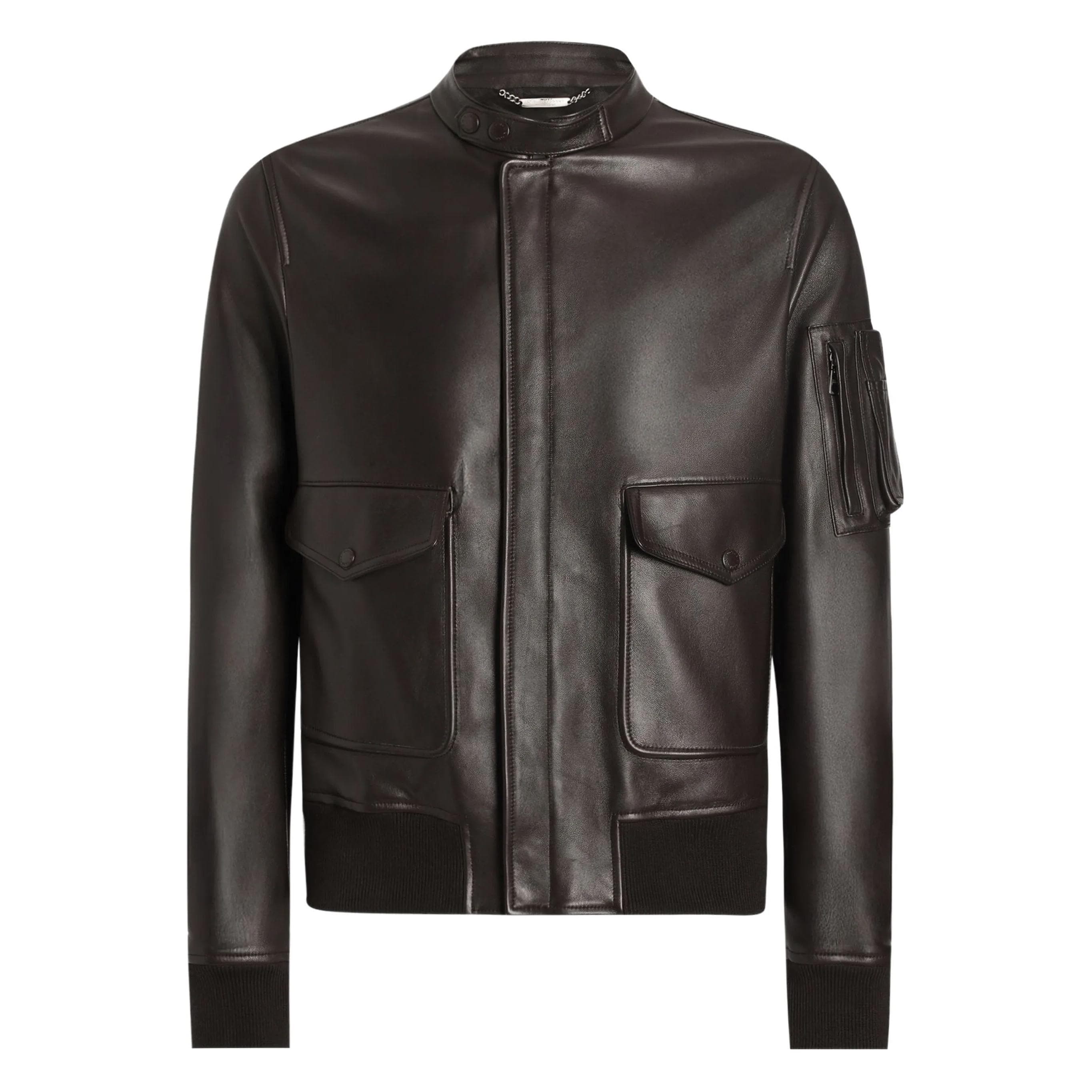 ジャケット・アウター dolce&gabbana 90s archive leather jacket dolce&gabbana 90s archive leather jacket