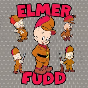 figurine résine ELMER FUDD, le chasseur 12 cm, taddeo, Warner bros s03
