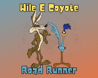 Cartoon Coyote and R-Runner - 20oz Tumbler Wrap