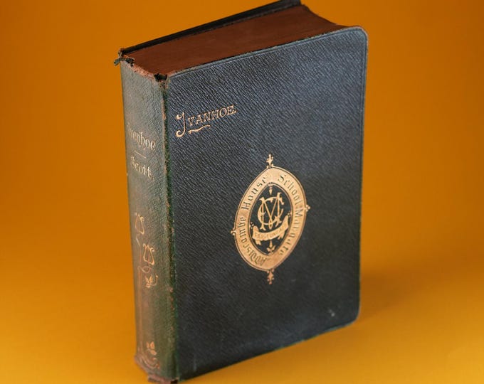 Ivanhoe by Sir Walter Scott | Antique School Prize Edition | Relfe Brothers Ltd | Decorative Victorian Binding | Approx. 1910