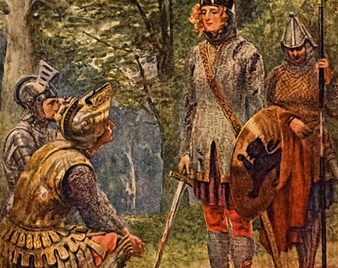 Stories from the Faerie Queene (1911) | Retold by Lawrence H. Dawson | First Edition | Illustrated by Gertrude Demain Hammond | Harrap
