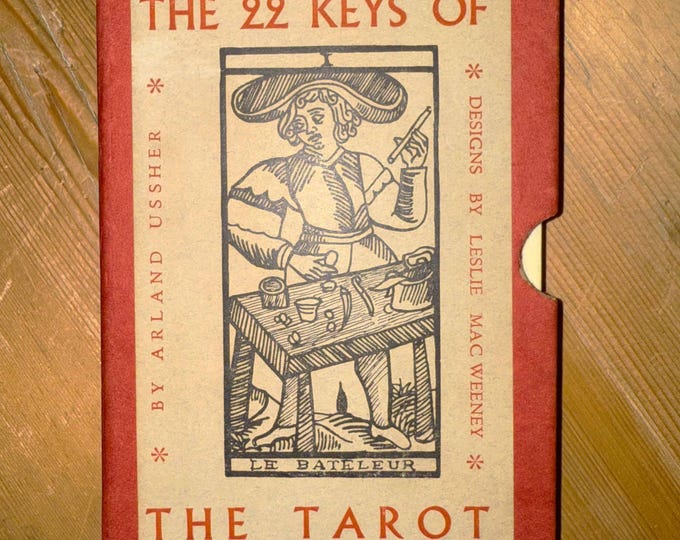 The 22 Keys of the Tarot (1957) – Arland Ussher | Signed, First Edition, 32/50 | Hand-Coloured | Illustrated by MacWeeney | Dolmen Press