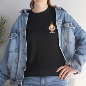 Camiseta de cebolla, linda camiseta de vegetales kawaii, divertida camiseta minimalista con gráficos de comida de dibujos animados, regalo vegano unisex en 12 colores, Gildan 5000