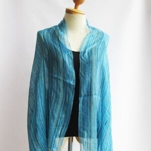SC1, V Northern Tribe Blue Cotton Scarf