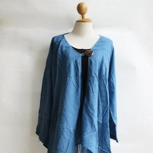 J1, Blue Light Weight Blue Cotton Jacket, blue jacket