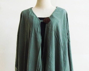 J1, Jade Light Weight Green Cotton Jacket, green jacket