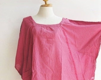 B11, Moth Pink Cotton Blouse