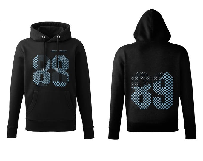 Phatmedia Presents UK Rave Flyers 1988 to 1989 Organic Hoodie Acid House