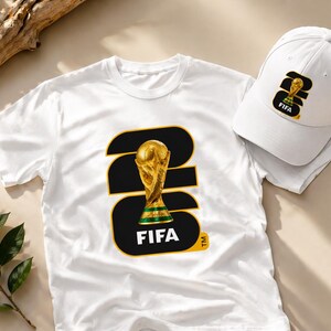 FIFA World Cup 2026 Trophy PNG SVG | Digital Download | Printable Soccer Art | World Cup 26 Logo Style | Instant Download image 3