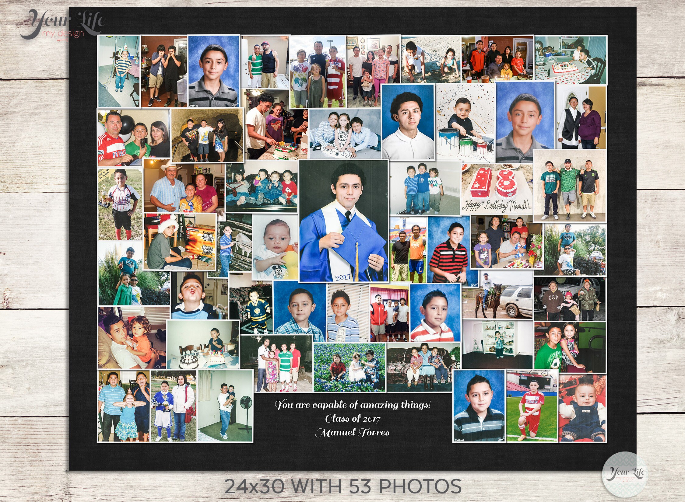 GRADUATION PHOTO Collage Graduation Gift Graduation Party | Etsy