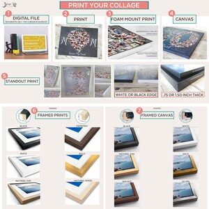 a series of photographs showing different types of art