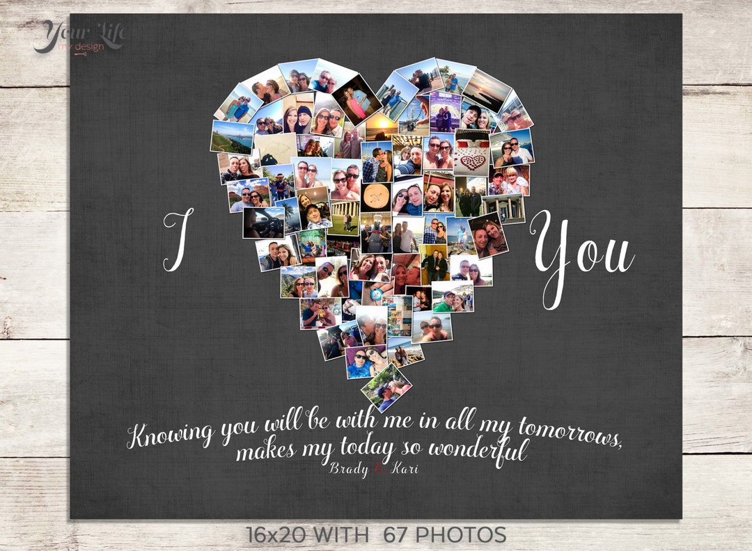 I Love You to the Moon & Back, Personalized Photo Gift, Anniversary ...