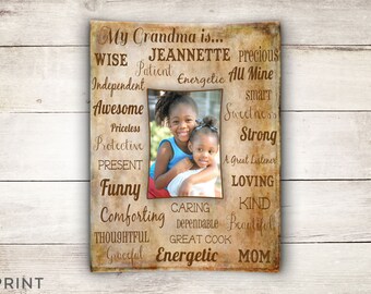 Grandparents Gift  - Grandma - Grandpa - Mother's Day - Gift for Grandma - Gift for Nana- Valentines Day Gift