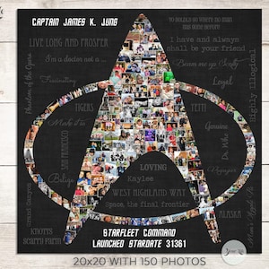 Star Trek - Photo Collage, Star Trek Birthday Party Decor
