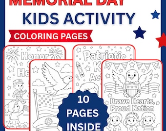 Memorial Day Coloring Pages for Kids | No Prep Printables