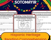 Sonia Sotomayor Reading Comprehension Worksheets | Hispanic Heritage Month Activities | Printable Passage & Questions PDF