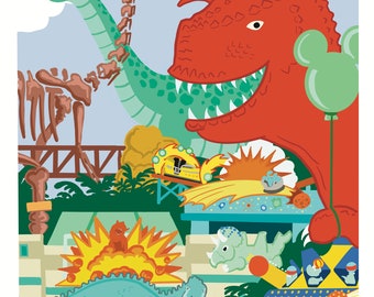 Dinoland USA 11 x 17