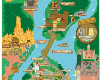 Tom Sawyer Island 11x17