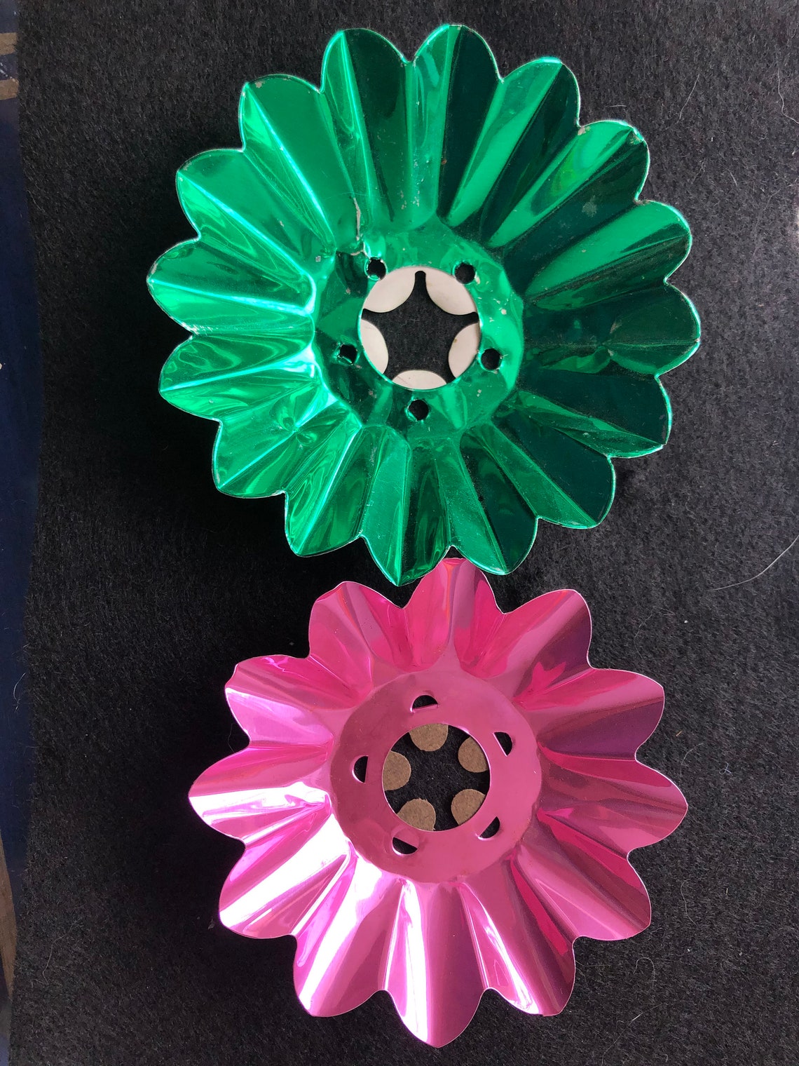 10 Aluminum Christmas Light Reflectors 3 1/2 LOTS Etsy