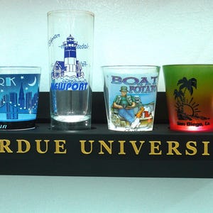 LED Lighted Shot Glass Shelf