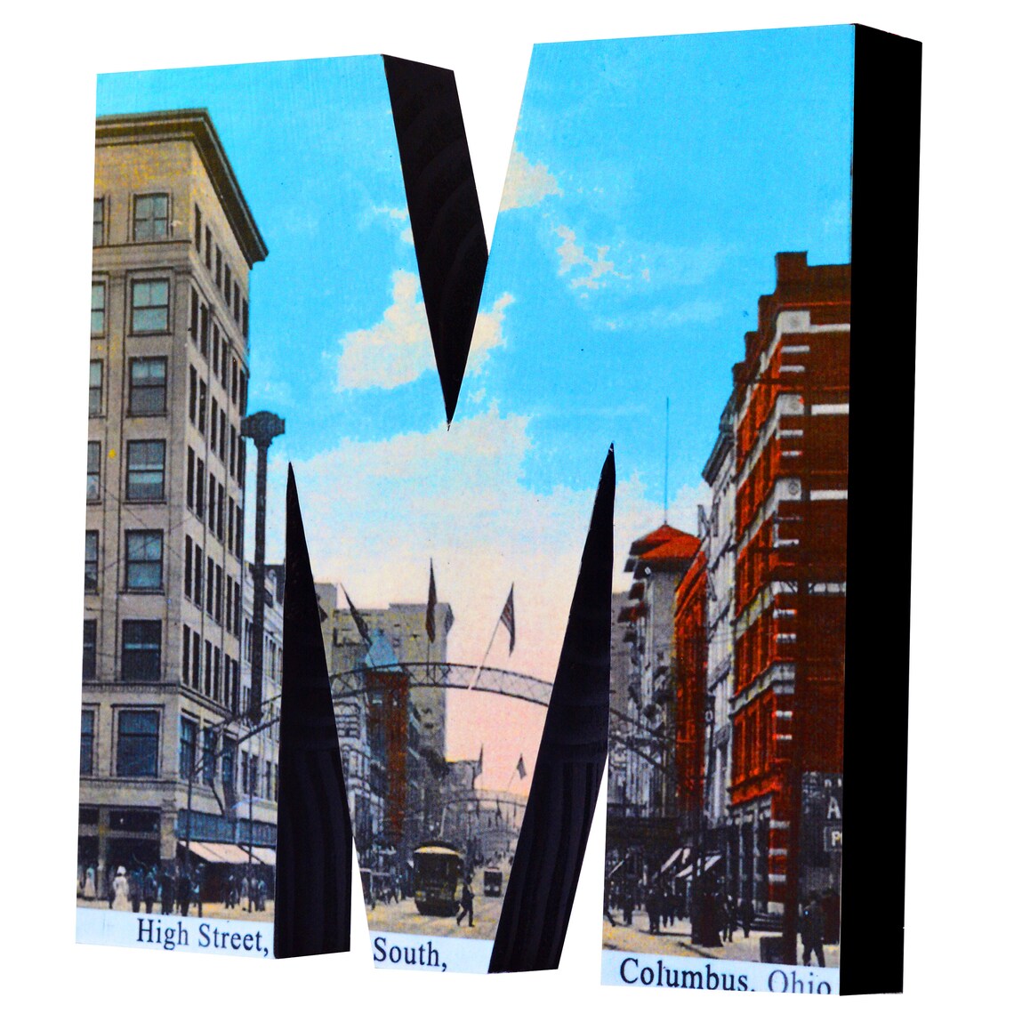 HOME Sign Columbus Ohio Wooden Letter Signs Home Decor Etsy