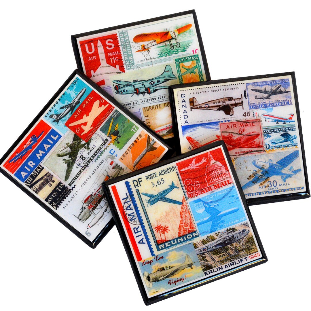 Vintage Floral Postage Stamps Set, Digital PNG Files, Antique Shabby Chic  Clip Art, Postal Stamp, Collage Sheet By PalaisFleurVintage