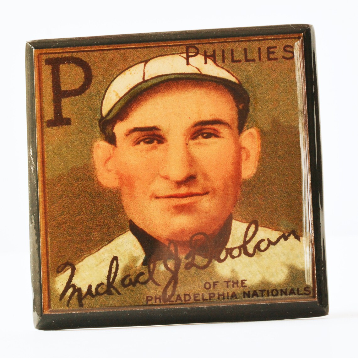 Philadelphia Phillies Baseball Card Drink Coaster Set Man Etsy