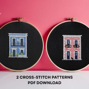 Bundel kruissteekpatroon Tandarts en guavehuis Puerto Rico pdf