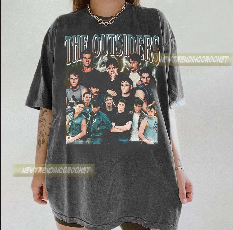 The Outsiders Movie Poster Unisex 100% Cotton Short-Sleeve T-Shirts