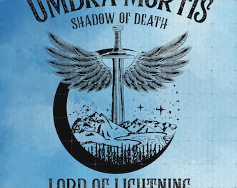 Crescent City Fan Png Instant Download, Umbra Mortis Shirt Design, Orion Hunt Athalar, SJM Bookish Fan Merch, Book Tok, Bryce Quinlan
