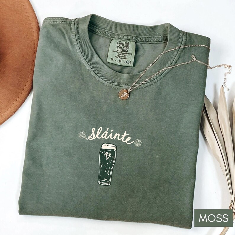 Slainte Guinness Inspired Sweatshirt & Shirt: Irish Beer Sweatshirt, St. Patrick's Day Shirt, Irish Beer Shirt, Irish St. Patrick's Day Tee Bild 4
