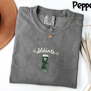 Slainte Guinness Inspired Sweatshirt & Shirt: Irish Beer Sweatshirt, St. Patrick's Day Shirt, Irish Beer Shirt, Irish St. Patrick's Day Tee Bild 3