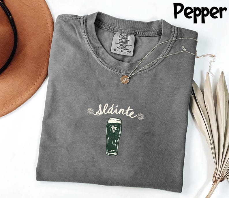 Slainte Guinness Inspired Sweatshirt & Shirt: Irish Beer Sweatshirt, St. Patrick's Day Shirt, Irish Beer Shirt, Irish St. Patrick's Day Tee Bild 3
