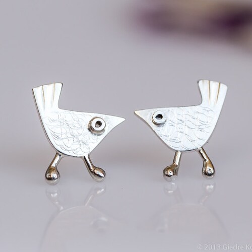 Pendientes Little BIRD Plata de Ley Serie Mini Zoo