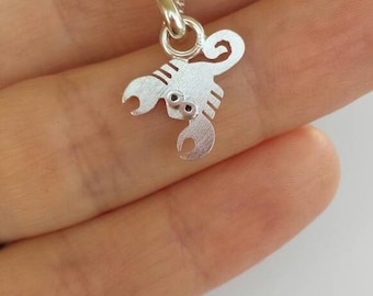 SCORPIO sterling silver charm pendant from Mini zoo series