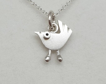 BIRD Pendant Sterling Silver Mini Zoo series