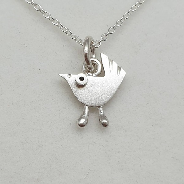 BIRD Pendant Sterling Silver Mini Zoo series