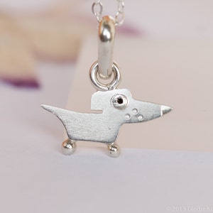 DOG Pendant Sterling Silver Mini Zoo series