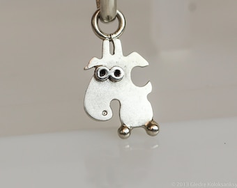 Pendentif CHÈVRE en argent sterling Mini Zoo