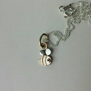The Baby Black Bee Earrings in Platinum (Pierced)