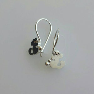 MONKEY Silver Hook Earrings Mini Zoo series image 5