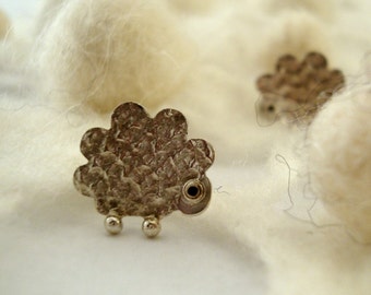 SHEEP Sterling Silver Stud Earrings Mini Zoo series