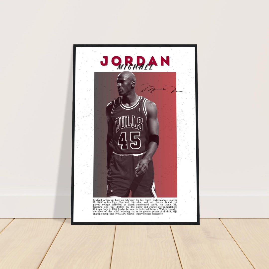 Michael Jordan Basketball Poster Michael Jordan Wall Art Basketball — free download