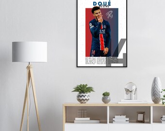 Poster De Football Sur Toile - Impression D'art 30 X 45 Cm - Décoration Murale Créative Pour Intérieur - 3